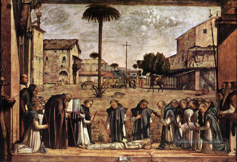 Funérailles de saint Jérôme Vittore Carpaccio Peintures à l'huile